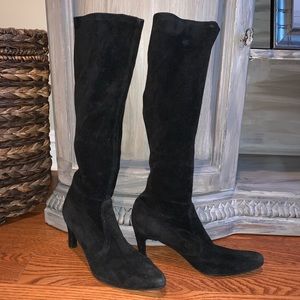 Stuart Weitzman Black Suede Boots